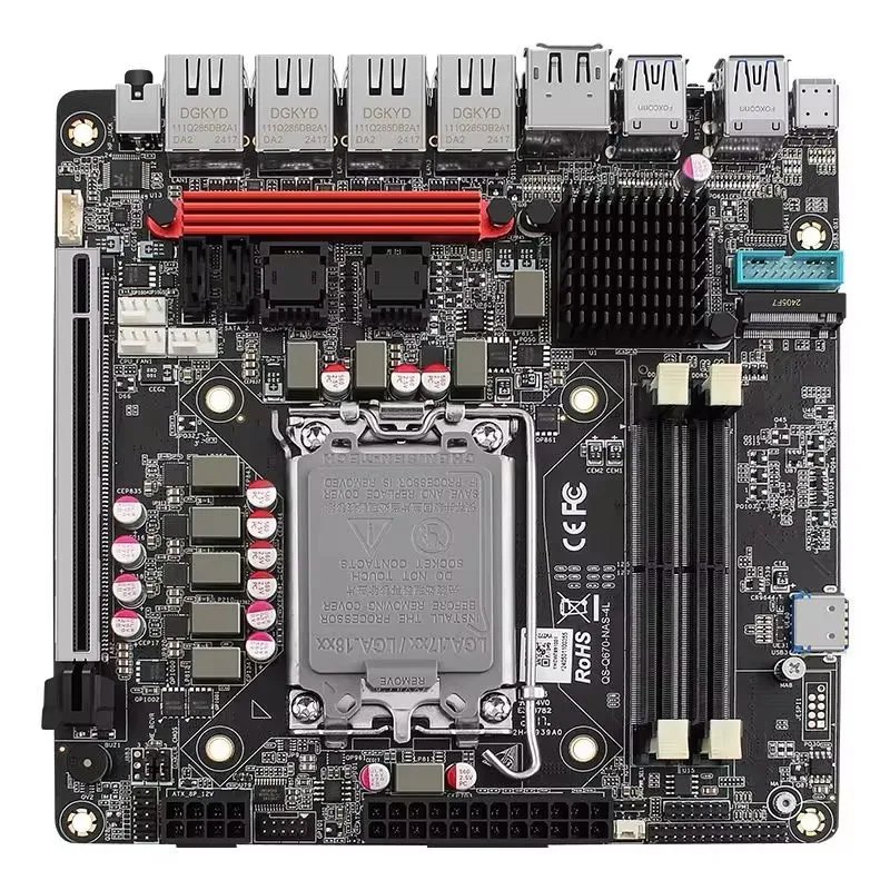vPro Q670 NAS Motherboard Max  - đánh giá và giá Lga 1700 Ddr5 Itx Motherboard
