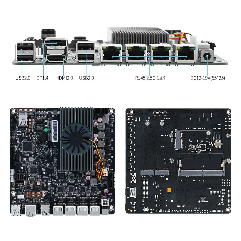 N100 Nas Motherboard 2xm.2 Nvm - đánh giá và giá Nas Motherboard N100 6 Sata