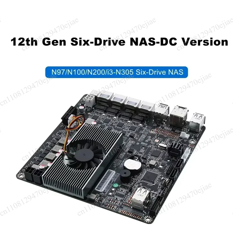 N100 6-Bay NAS Motherboard Min - đánh giá và giá Nas Motherboard N100 6 Sata